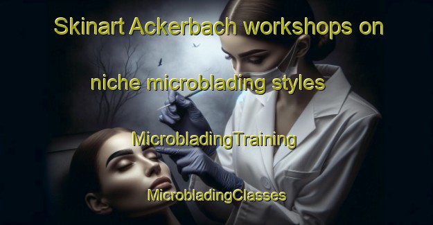 Skinart Ackerbach workshops on niche microblading styles | #MicrobladingTraining #MicrobladingClasses #SkinartTraining-Germany