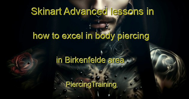 Skinart Advanced lessons in how to excel in body piercing in Birkenfelde area | PiercingTraining | PiercingClasses | SkinartTraining-Germany
