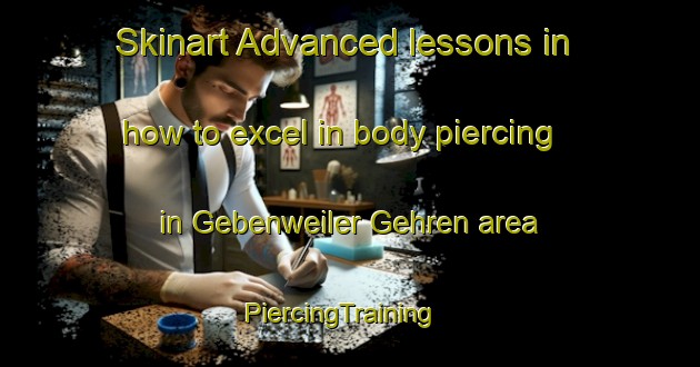 Skinart Advanced lessons in how to excel in body piercing in Gebenweiler Gehren area | PiercingTraining | PiercingClasses | SkinartTraining-Germany