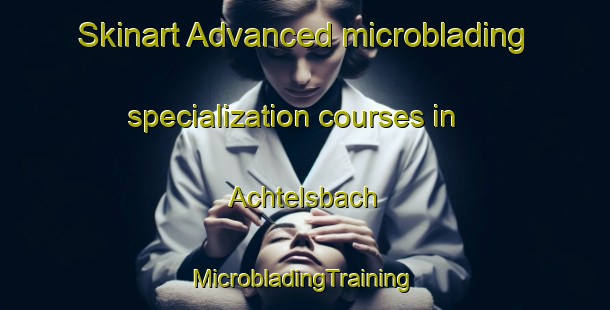 Skinart Advanced microblading specialization courses in Achtelsbach | #MicrobladingTraining #MicrobladingClasses #SkinartTraining-Germany