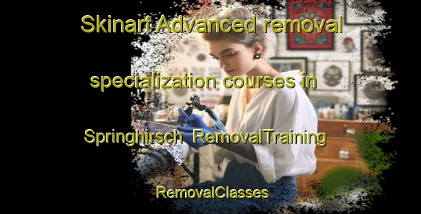 Skinart Advanced removal specialization courses in Springhirsch | RemovalTraining | RemovalClasses | SkinartTraining-Germany