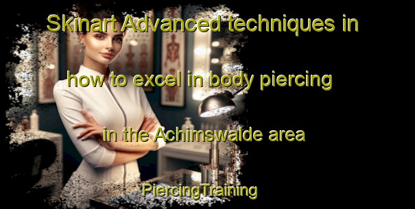Skinart Advanced techniques in how to excel in body piercing in the Achimswalde area | PiercingTraining | PiercingClasses | SkinartTraining-Germany
