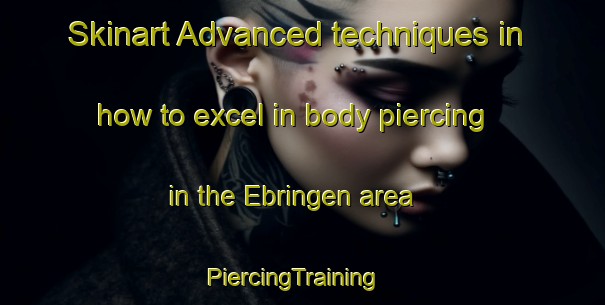 Skinart Advanced techniques in how to excel in body piercing in the Ebringen area | PiercingTraining | PiercingClasses | SkinartTraining-Germany
