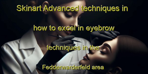 Skinart Advanced techniques in how to excel in eyebrow techniques in the Fedderwarderfeld area | EyebrowTraining | EyebrowClasses | SkinartTraining-Germany