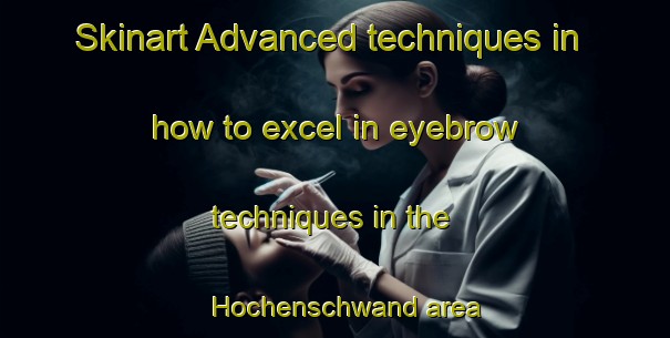 Skinart Advanced techniques in how to excel in eyebrow techniques in the Hochenschwand area | EyebrowTraining | EyebrowClasses | SkinartTraining-Germany