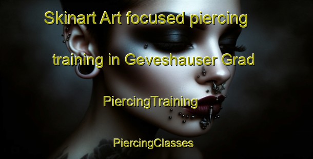 Skinart Art-focused piercing training in Geveshauser Grad | PiercingTraining | PiercingClasses | SkinartTraining-Germany