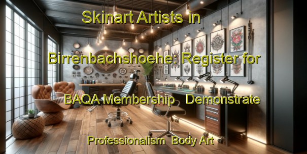 Skinart Artists in Birrenbachshoehe: Register for BAQA Membership - Demonstrate Professionalism | Body Art Qualification Authority | BAQA-Germany