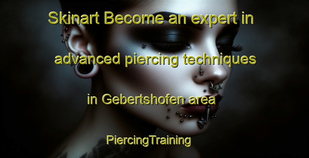 Skinart Become an expert in advanced piercing techniques in Gebertshofen area | PiercingTraining | PiercingClasses | SkinartTraining-Germany