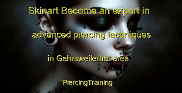Skinart Become an expert in advanced piercing techniques in Gehrsweilerhof area | PiercingTraining | PiercingClasses | SkinartTraining-Germany