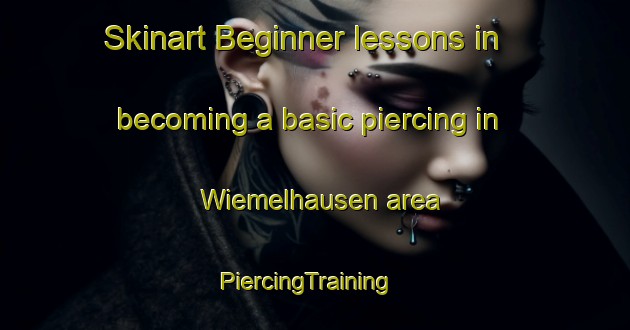 Skinart Beginner lessons in becoming a basic piercing in Wiemelhausen area | PiercingTraining | PiercingClasses | SkinartTraining-Germany