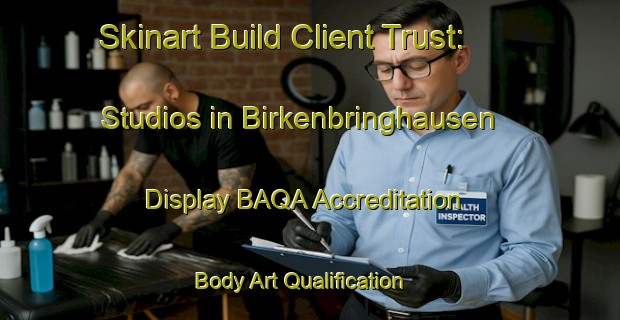 Skinart Build Client Trust: Studios in Birkenbringhausen - Display BAQA Accreditation | Body Art Qualification Authority | BAQA-Germany