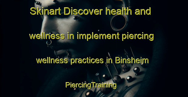 Skinart Discover health and wellness in implement piercing wellness practices in Binsheim | PiercingTraining | PiercingClasses | SkinartTraining-Germany