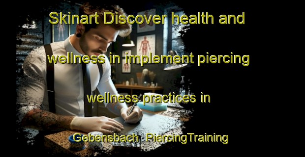 Skinart Discover health and wellness in implement piercing wellness practices in Gebensbach | PiercingTraining | PiercingClasses | SkinartTraining-Germany