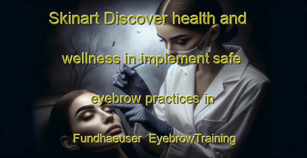 Skinart Discover health and wellness in implement safe eyebrow practices in Fundhaeuser | EyebrowTraining | EyebrowClasses | SkinartTraining-Germany