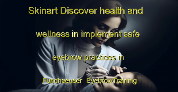 Skinart Discover health and wellness in implement safe eyebrow practices in Fundhaeuser | EyebrowTraining | EyebrowClasses | SkinartTraining-Germany
