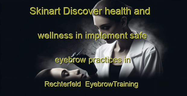 Skinart Discover health and wellness in implement safe eyebrow practices in Rechterfeld | EyebrowTraining | EyebrowClasses | SkinartTraining-Germany