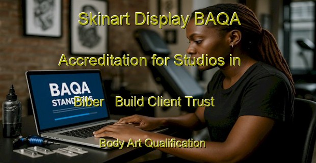 Skinart Display BAQA Accreditation for Studios in Biber - Build Client Trust | Body Art Qualification Authority | BAQA-Germany
