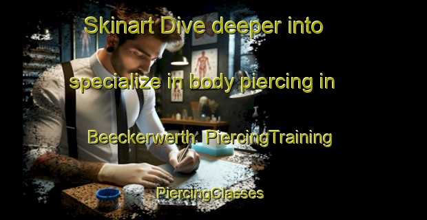 Skinart Dive deeper into specialize in body piercing in Beeckerwerth | PiercingTraining | PiercingClasses | SkinartTraining-Germany
