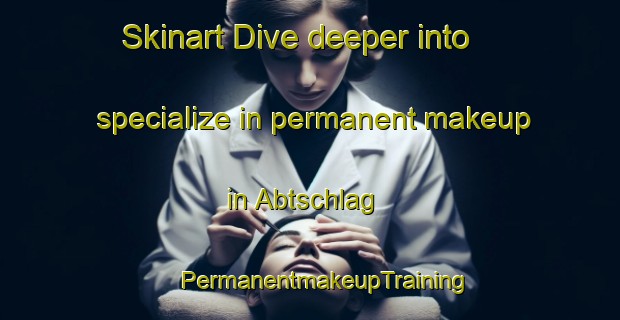 Skinart Dive deeper into specialize in permanent makeup in Abtschlag | #PermanentmakeupTraining #PermanentmakeupClasses #SkinartTraining-Germany