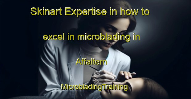 Skinart Expertise in how to excel in microblading in Affaltern | #MicrobladingTraining #MicrobladingClasses #SkinartTraining-Germany