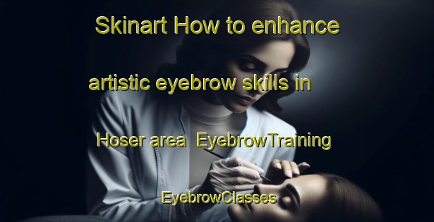 Skinart How to enhance artistic eyebrow skills in Hoser area | EyebrowTraining | EyebrowClasses | SkinartTraining-Germany