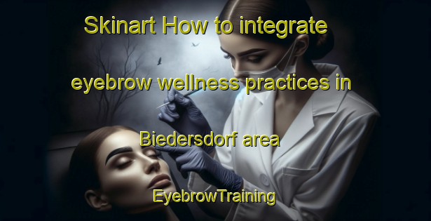 Skinart How to integrate eyebrow wellness practices in Biedersdorf area | EyebrowTraining | EyebrowClasses | SkinartTraining-Germany