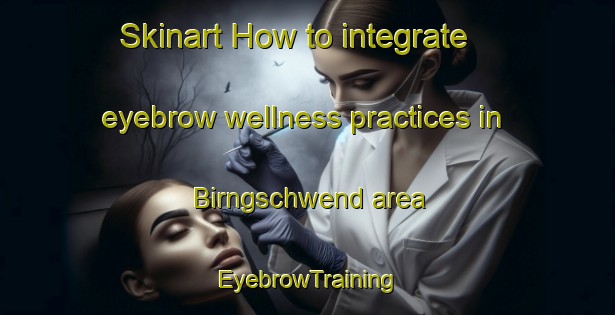Skinart How to integrate eyebrow wellness practices in Birngschwend area | EyebrowTraining | EyebrowClasses | SkinartTraining-Germany