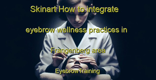 Skinart How to integrate eyebrow wellness practices in Frangenberg area | EyebrowTraining | EyebrowClasses | SkinartTraining-Germany