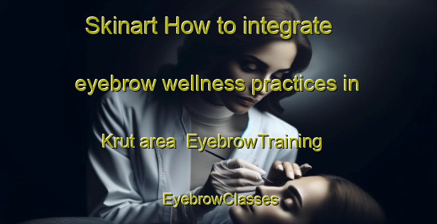 Skinart How to integrate eyebrow wellness practices in Krut area | EyebrowTraining | EyebrowClasses | SkinartTraining-Germany