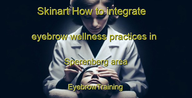 Skinart How to integrate eyebrow wellness practices in Sperenberg area | EyebrowTraining | EyebrowClasses | SkinartTraining-Germany