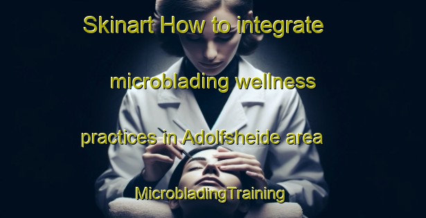 Skinart How to integrate microblading wellness practices in Adolfsheide area | #MicrobladingTraining #MicrobladingClasses #SkinartTraining-Germany