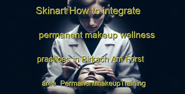 Skinart How to integrate permanent makeup wellness practices in Birkach Am Forst area | PermanentmakeupTraining | PermanentmakeupClasses | SkinartTraining-Germany