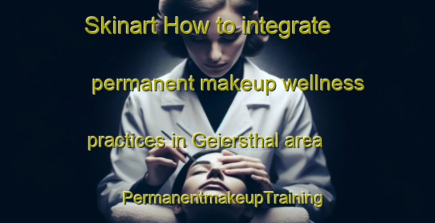 Skinart How to integrate permanent makeup wellness practices in Geiersthal area | PermanentmakeupTraining | PermanentmakeupClasses | SkinartTraining-Germany