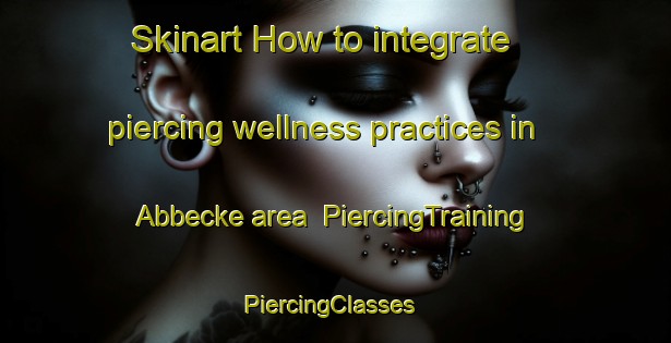 Skinart How to integrate piercing wellness practices in Abbecke area | PiercingTraining | PiercingClasses | SkinartTraining-Germany