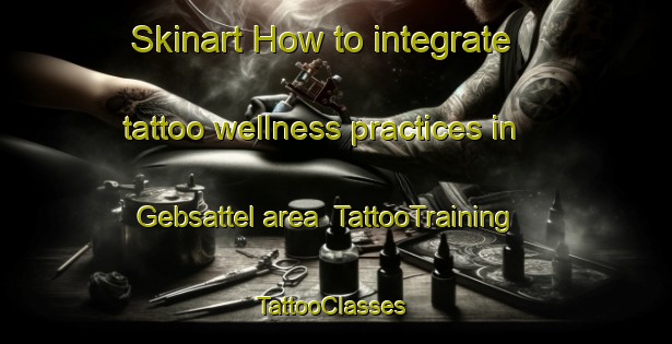 Skinart How to integrate tattoo wellness practices in Gebsattel area | TattooTraining | TattooClasses | SkinartTraining-Germany