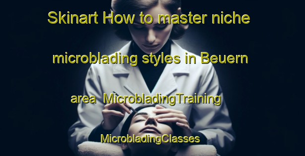 Skinart How to master niche microblading styles in Beuern area | MicrobladingTraining | MicrobladingClasses | SkinartTraining-Germany
