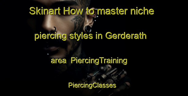 Skinart How to master niche piercing styles in Gerderath area | PiercingTraining | PiercingClasses | SkinartTraining-Germany