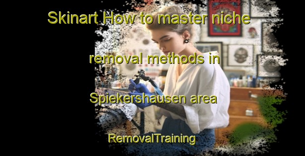 Skinart How to master niche removal methods in Spiekershausen area | RemovalTraining | RemovalClasses | SkinartTraining-Germany