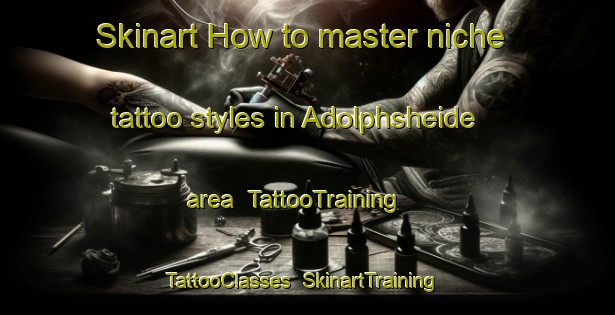 Skinart How to master niche tattoo styles in Adolphsheide area | TattooTraining | TattooClasses | SkinartTraining-Germany