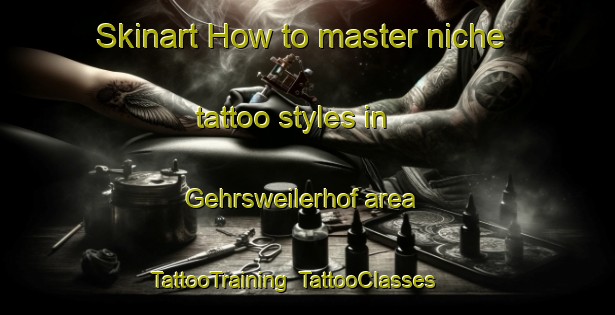 Skinart How to master niche tattoo styles in Gehrsweilerhof area | TattooTraining | TattooClasses | SkinartTraining-Germany