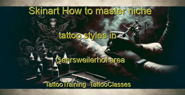 Skinart How to master niche tattoo styles in Gehrsweilerhof area | TattooTraining | TattooClasses | SkinartTraining-Germany