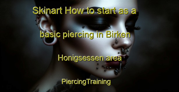Skinart How to start as a basic piercing in Birken Honigsessen area | PiercingTraining | PiercingClasses | SkinartTraining-Germany