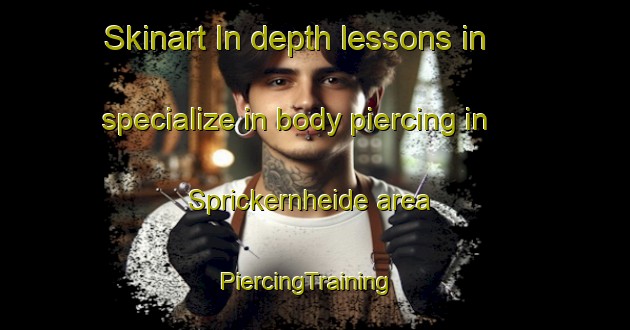 Skinart In-depth lessons in specialize in body piercing in Sprickernheide area | PiercingTraining | PiercingClasses | SkinartTraining-Germany