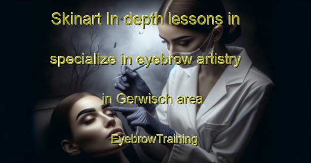 Skinart In-depth lessons in specialize in eyebrow artistry in Gerwisch area | EyebrowTraining | EyebrowClasses | SkinartTraining-Germany