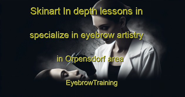 Skinart In-depth lessons in specialize in eyebrow artistry in Orpensdorf area | EyebrowTraining | EyebrowClasses | SkinartTraining-Germany