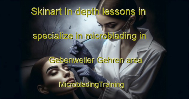 Skinart In-depth lessons in specialize in microblading in Gebenweiler Gehren area | MicrobladingTraining | MicrobladingClasses | SkinartTraining-Germany