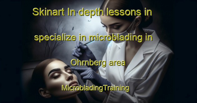 Skinart In-depth lessons in specialize in microblading in Ohrnberg area | MicrobladingTraining | MicrobladingClasses | SkinartTraining-Germany