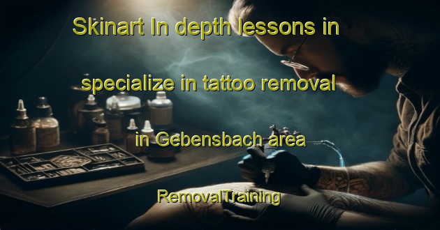 Skinart In-depth lessons in specialize in tattoo removal in Gebensbach area | RemovalTraining | RemovalClasses | SkinartTraining-Germany