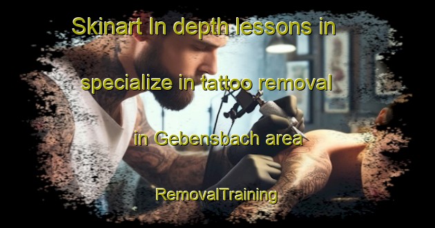 Skinart In-depth lessons in specialize in tattoo removal in Gebensbach area | RemovalTraining | RemovalClasses | SkinartTraining-Germany