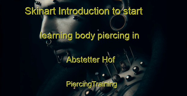 Skinart Introduction to start learning body piercing in Abstetter Hof | #PiercingTraining #PiercingClasses #SkinartTraining-Germany